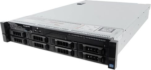DELL PowerEdge R720 2U RackMount 64-bit Server 2×Six-Core E5-2630v2 Xeon 2.6GHz CPUs + 128GB PC3-12800 ECC RAM + 16×500GB SATA 2.5" SFF HDD, PERC RAID, 4×1GbE NIC, 2×Pwr Spply, iDRAC7, NO OS (Renewed) in Saudi Arabia