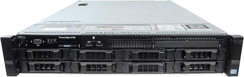 DELL PowerEdge R720 2U RackMount 64-bit Server 2×Six-Core E5-2630v2 Xeon 2.6GHz CPUs + 128GB PC3-12800 ECC RAM + 16×500GB SATA 2.5" SFF HDD, PERC RAID, 4×1GbE NIC, 2×Pwr Spply, iDRAC7, NO OS (Renewed) in Saudi Arabia