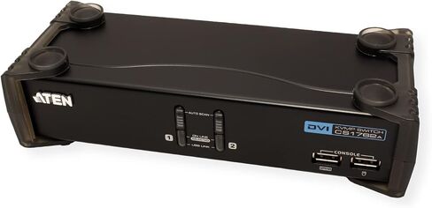ATEN 4-Port USB 2.0 DVI KVMP Switch (CS1764A) in Saudi Arabia