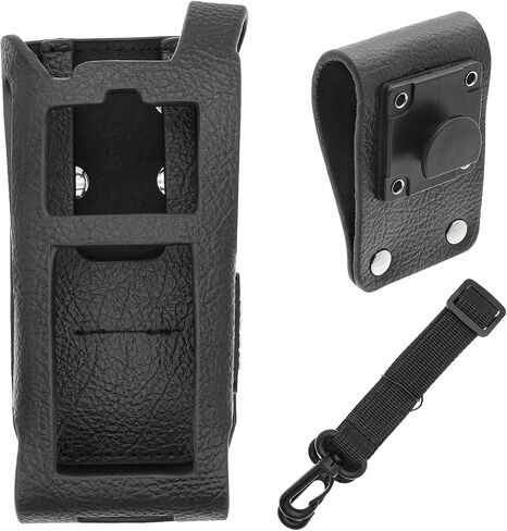 حالة جلدية بحالة الراديو ذات الاتجاهين مع حلقات D ثابتة 3 بوصة لـ Motorola MTP3000 ، MTP3100 ، MTP3250 ، MTP3500 ، MTP3550 ، MTP850 ، XPR3300 ، XPR3500 PN: Motorola PMLN585 ، PMLN5885A in Saudi Arabia