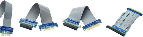 PCI-e 1x 4x 8 16x إلى 1x شريط تمديد الكبل pci pcie محول بطاقة المحول لبطاقة الرسومات GPU Miner (4x-16x) in Saudi Arabia