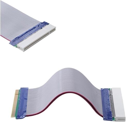 0.19m Copper Ribbon Cable PCI Sound Network Graphic Card Extender Converter Flat Ribbon Cable Supports PCI Devices in Saudi Arabia
