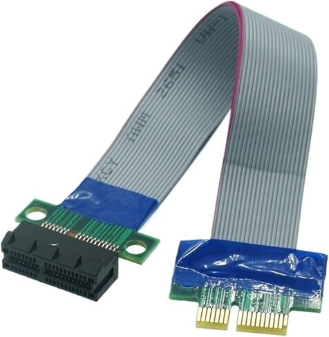 Arrive Flex Relocate Cable PCI-E 1X to 1x Slot Riser Card Extender Extension Ribbon for Bitcoin Miner in Saudi Arabia
