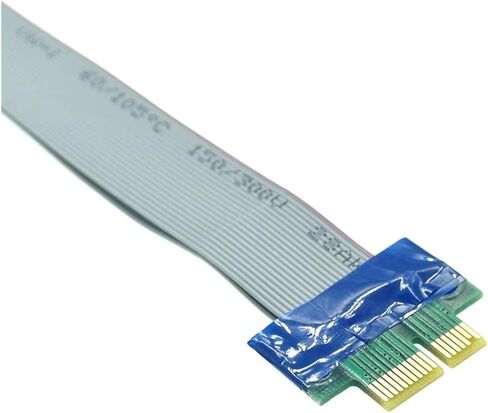 Arrive Flex Relocate Cable PCI-E 1X to 1x Slot Riser Card Extender Extension Ribbon for Bitcoin Miner in Saudi Arabia