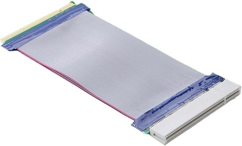 0.19m Copper Ribbon Cable PCI Sound Network Graphic Card Extender Converter Flat Ribbon Cable Supports PCI Devices in Saudi Arabia
