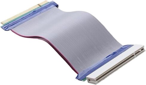 0.19m Copper Ribbon Cable PCI Sound Network Graphic Card Extender Converter Flat Ribbon Cable Supports PCI Devices in Saudi Arabia