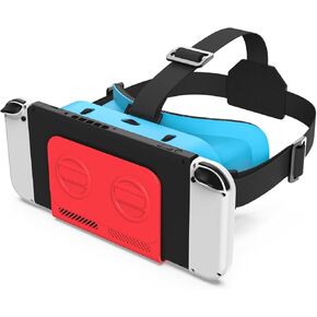 VR Headset, Designed for Nintendo Switch & Switch OLED Accessories for Switch VR Games, Labo VR and YouTube VR, VR Glasses with Adjustable Pupil Distance and Adjustable Switch Goggles Strap in Saudi Arabia