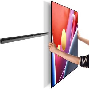 No Stud TV Wall Mount, Compatible with All Brands 32-75 inch Smart TVs, All Hardware Included No Drill, No Anchors TV Wall Bracket Hanger, Easy Install in Kuwait