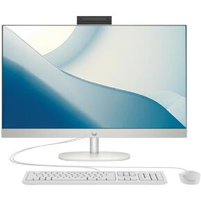 HP 23.8 inch All-in-One Desktop PC, FHD Display, AMD Ryzen 5 7520U, 8GB RAM, 512 GB SSD, AMD Radeon Graphics, Windows 11 Home, 24 cr00 (2024) (Renewed) in Saudi Arabia