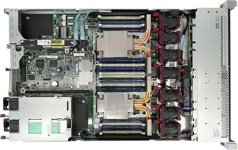 HP Proliant DL360 G9 Gen 9 8 Bay SFF 1U Server ، 2x E5-2680 V3 2.5GHz 12 CORE ، 192GB DDR4 ، 4X 1.2TB 10K SAS 12GBPS 2.5 DREVES (READED) in Saudi Arabia