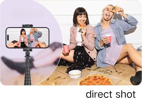 C21 53" Aluminum Selfie Stick Tripod for iPhone Android, Hidden Design Portable Phone Stand with Wireless Remote, Extendable Travel Stand for Video Recording, Live Streaming in Saudi Arabia