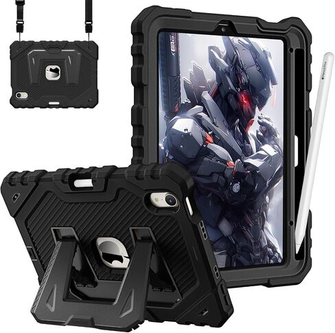 Fintie Case for iPad Mini 7 (A17 Pro ، الجيل السابع) 2024 / iPad Mini 6 (6th Gen) 8.3 بوصة ، قضية وقائية قوية للعزلة مع Kickstand for Kids (Purple) in Saudi Arabia