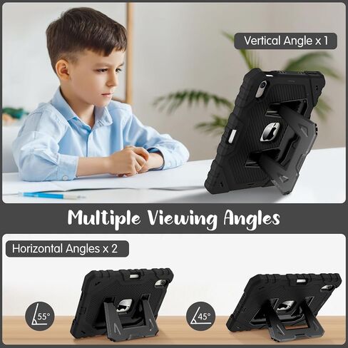 Fintie Case for iPad Mini 7 (A17 Pro ، الجيل السابع) 2024 / iPad Mini 6 (6th Gen) 8.3 بوصة ، قضية وقائية قوية للعزلة مع Kickstand for Kids (Purple) in Saudi Arabia