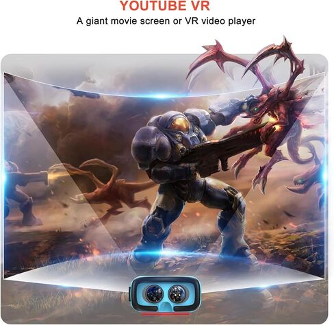 VR Headset, Designed for Nintendo Switch & Switch OLED Accessories for Switch VR Games, Labo VR and YouTube VR, VR Glasses with Adjustable Pupil Distance and Adjustable Switch Goggles Strap in Saudi Arabia