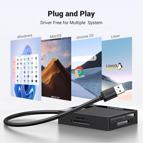 UGREEN USB C to USB Adapter 4 Pack +USB A SD Card Reader in Saudi Arabia