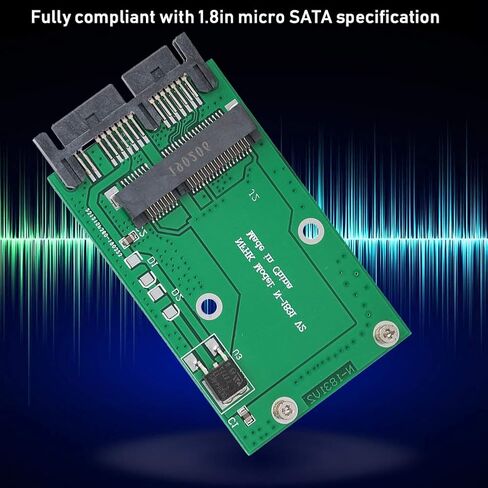 ASHATA Converter Mini MSATA to 1.8in Micro SATA Interface Adapter Converter,3.3 Volt Mini PCI-e SSD,Stable and Excellent Performance in Saudi Arabia