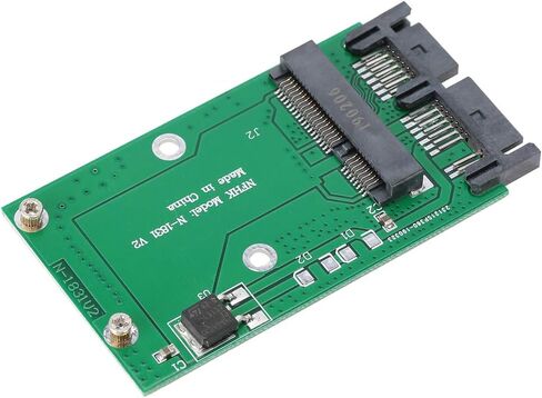 ASHATA Converter Mini MSATA to 1.8in Micro SATA Interface Adapter Converter,3.3 Volt Mini PCI-e SSD,Stable and Excellent Performance in Saudi Arabia
