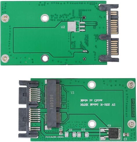 ASHATA Converter Mini MSATA to 1.8in Micro SATA Interface Adapter Converter,3.3 Volt Mini PCI-e SSD,Stable and Excellent Performance in Saudi Arabia
