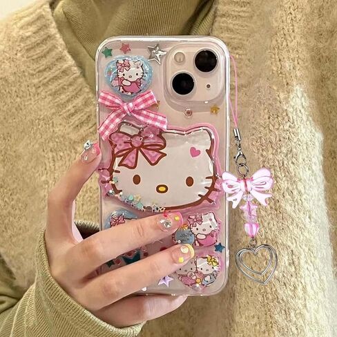 Yolev 4PCS Cute Phone Charm Pink Phone Keychain Butterfly Heart Shape Camera Charm Strap Y2K Aesthetic Phones Charms for Bag Purse Backpack Camera Decor in Saudi Arabia