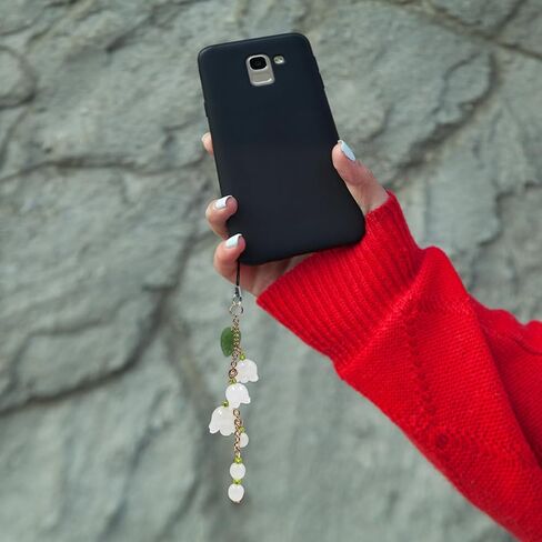 1PCS Aesthetic Cell Phone Charms, Cute Phone Charms Accessories, Lily of The Valley Phone Charms for Phone Keychain Airpods Camera Pendants Bag Decor in Saudi Arabia