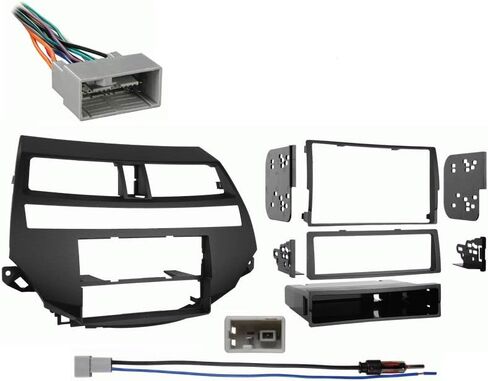 Harmony Audio Compatible with Honda Accord 2008 2009 2010 2011 2012 Non NAV w Climate Controls Stereo Harness Radio Dash Kit in Saudi Arabia