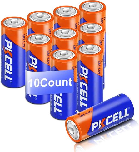 PKCELL N Size 1.5V Alkaline Batteries, 5 Pack MN9100/E90/LR1 Battery in Saudi Arabia
