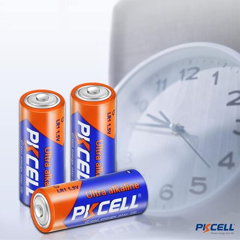 PKCELL N Size 1.5V Alkaline Batteries, 5 Pack MN9100/E90/LR1 Battery in Saudi Arabia