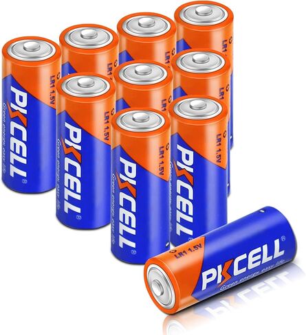 PKCELL N Size 1.5V Alkaline Batteries, 5 Pack MN9100/E90/LR1 Battery in Saudi Arabia