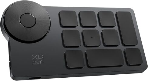 Xppen Deco 640 رسم قرص رسم مع 16384 مستويات الضغط ، قم بتقليص ، لوحة مفاتيح مختصرة لاسلكية ، و Xppen Mini Keydial ACK05. in Saudi Arabia