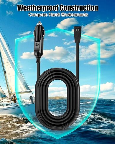 12V DC Power Cord Fit for Humminbird Helix 5 Fish Finders 5/7/8/9/10/12/15 ICE Helix and ICE Flasher Series, 9.8FT Charger Cable in Saudi Arabia