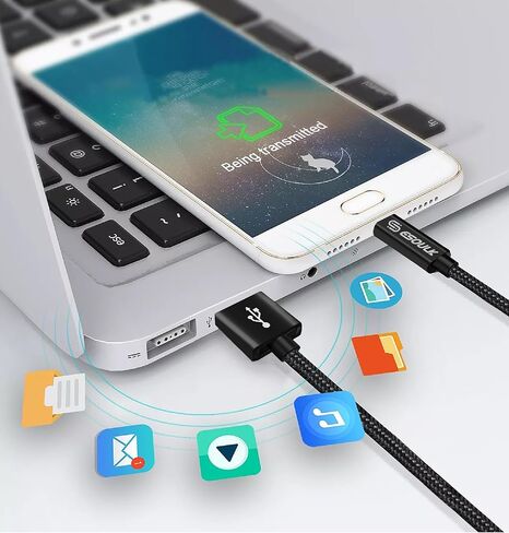 ExtremeCases متوافق مع كابل USB الخلوي المستهلك ZTE ZMAX 5G Z7540 2x 3ft USB 3.1 Type C Cable إلى USB كابل USB 3.0 (كبل C) in Kuwait