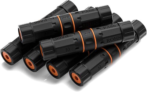 Dingsun RJ45 مقرن ، IP68 Ethernet Coupler ، أنثى إلى أنثى موصل كابل LAN Ethernet في الهواء الطلق لـ CAT5 /CAT5E /CAT6 (2 عبوة) in Kuwait