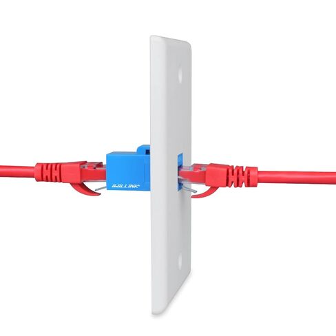 Iwillink (10 عبوات RJ45 CAT6 KEYSTONE DOUPLER و 1 PORT KEYSTENT JACK WALL in Saudi Arabia