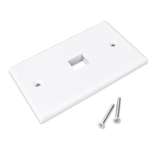 Iwillink (10 عبوات RJ45 CAT6 KEYSTONE DOUPLER و 1 PORT KEYSTENT JACK WALL in Saudi Arabia