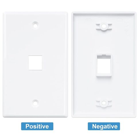 Iwillink (10 عبوات RJ45 CAT6 KEYSTONE DOUPLER و 1 PORT KEYSTENT JACK WALL in Saudi Arabia