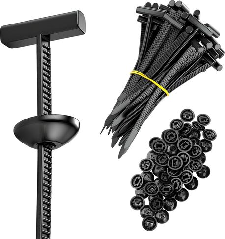 Nylon Universal Cable Tie Buckle, Heavy Duty Self-Locking Nylon Zip Tie Clips With Pin, Suitable Car Daily Repair, Home & Garage Use in Kuwait