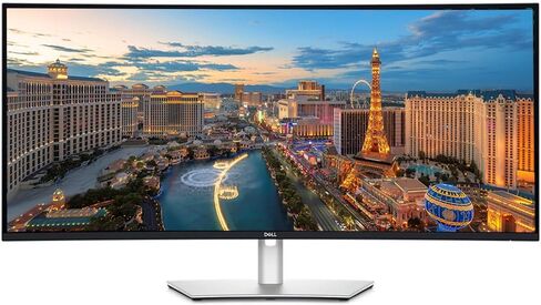 Dell U4025QW Curved 40-inch 2160P 4K WUHD 120Hz 5ms Monitor, Full Dock, IPS, HDMI, DisplayPort, USB Hub, USB-C, Ethernet, Speakers and Desk Mount Monitor Stand (Renewed) in Saudi Arabia