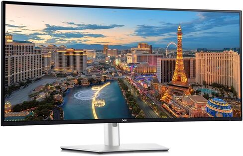 Dell U4025QW Curved 40-inch 2160P 4K WUHD 120Hz 5ms Monitor, Full Dock, IPS, HDMI, DisplayPort, USB Hub, USB-C, Ethernet, Speakers and Desk Mount Monitor Stand (Renewed) in Saudi Arabia
