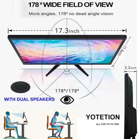 19 بوصة HD (1440 × 900) شاشة ، معدل تحديث 60 هرتز ، HDMI X1 ، VGA X1 ، شاشة رقيقة صغيرة لأجهزة الكمبيوتر المحمولة وأجهزة الكمبيوتر وسطح المكتب ، شاشة LED ، اتصال VGA/HDMI. Vesa: 75 * 75mm in Kuwait