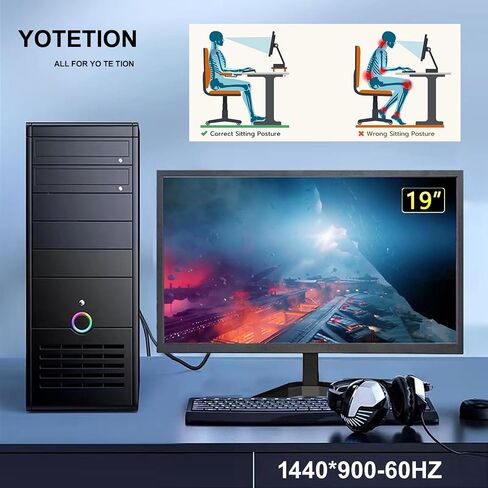 19 بوصة HD (1440 × 900) شاشة ، معدل تحديث 60 هرتز ، HDMI X1 ، VGA X1 ، شاشة رقيقة صغيرة لأجهزة الكمبيوتر المحمولة وأجهزة الكمبيوتر وسطح المكتب ، شاشة LED ، اتصال VGA/HDMI. Vesa: 75 * 75mm in Kuwait