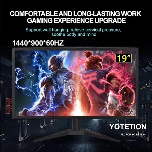 19 بوصة HD (1440 × 900) شاشة ، معدل تحديث 60 هرتز ، HDMI X1 ، VGA X1 ، شاشة رقيقة صغيرة لأجهزة الكمبيوتر المحمولة وأجهزة الكمبيوتر وسطح المكتب ، شاشة LED ، اتصال VGA/HDMI. Vesa: 75 * 75mm in Kuwait