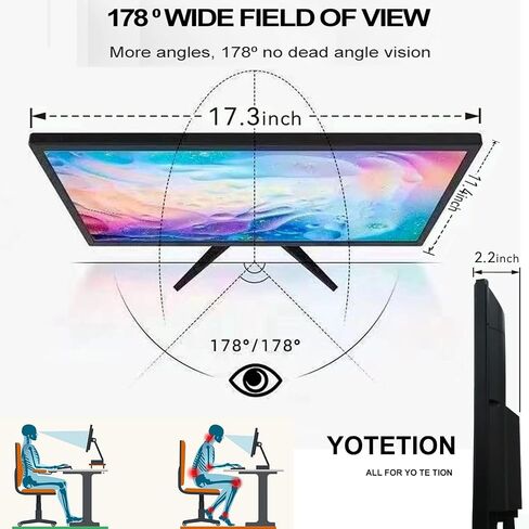 19 بوصة HD (1440 × 900) شاشة ، معدل تحديث 60 هرتز ، HDMI X1 ، VGA X1 ، شاشة رقيقة صغيرة لأجهزة الكمبيوتر المحمولة وأجهزة الكمبيوتر وسطح المكتب ، شاشة LED ، اتصال VGA/HDMI. Vesa: 75 * 75mm in Kuwait