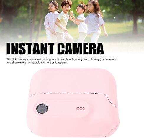 Kids Camera Instant Print, 48MP 1080P HD Portable Toddlers Camera with MP3 Game Functions, Kids Digital Camera Toys Built in Frames & Filters for Christmas Birthday Gifts (Green) in Saudi Arabia