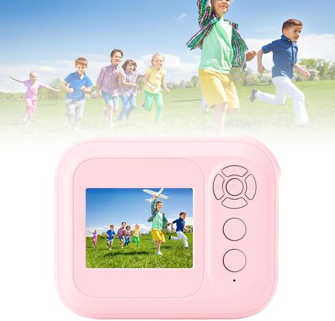 Kids Camera Instant Print, 48MP 1080P HD Portable Toddlers Camera with MP3 Game Functions, Kids Digital Camera Toys Built in Frames & Filters for Christmas Birthday Gifts (Green) in Saudi Arabia