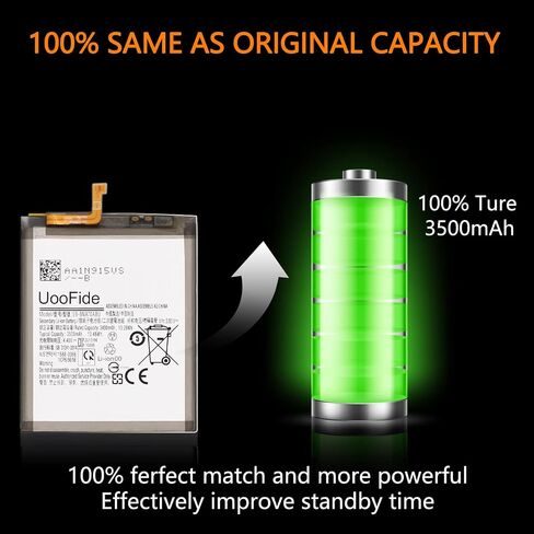 UooFide Battery for Galaxy S8 Active Replacement, Compatible with Samsung Galaxy S8 Active SM-G892 All Carriers EB-BG892ABE EB-BG892ABA with Professional Repair Tools Kit in Kuwait