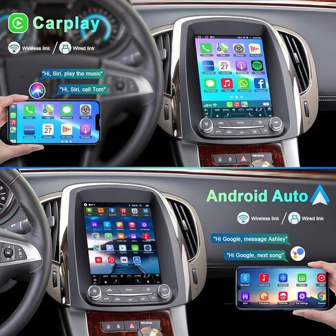 Car Radio for Buick Lacrosse 2009 2010 2011 2012 مع Carplay Android Auto و Radio GPS Severigation ، كاميرا عكسية 9.7 بوصة. in Kuwait