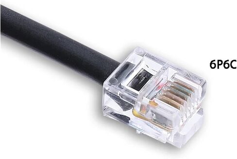 P7000 Stepper Drive J5 Cable PL2303 USB RS232 إلى RJ12 6P6C لـ P7000 Stepper Driver J5 Serial Port (1M) in Saudi Arabia