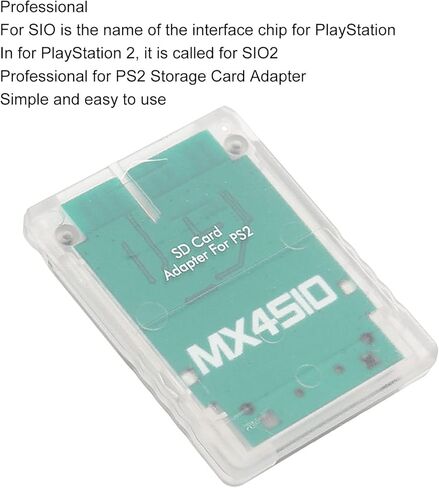 MX4SIO SIO2SD Adapter for , Game Console Memory Reader, Storage Adapter for Fat Game Console, Plug and Play(White) in Saudi Arabia