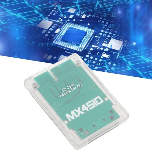 MX4SIO SIO2SD Adapter for , Game Console Memory Reader, Storage Adapter for Fat Game Console, Plug and Play(White) in Saudi Arabia