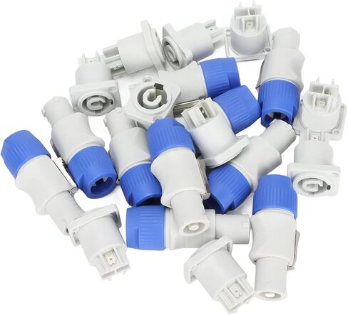 3 Pin AC Male and Female Head Connectors, Plug and Play Speaker Power Adapter, Output Jack for Beam Light Stage Light Power (Output) in Saudi Arabia